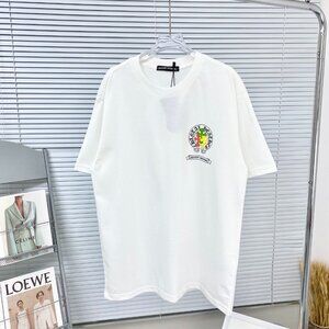 Chrome Hearts Unisex Short Sleeve T-Shirt White